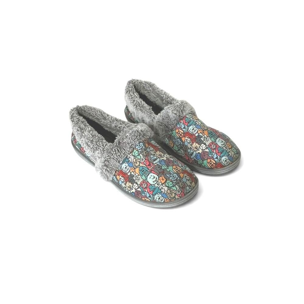 Skechers Women’s Bobs Too Cozy Pooch Parade Slippers Shoes Slippers Dog Size 10